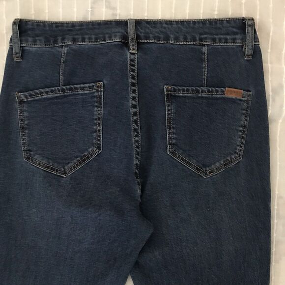 Rock & Roll Denim Medium Wash Blue Flared Bell Bottom Jeans NEW 30 x 32 - Picture 4 of 8